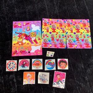 Vintage Lisa Frank 80's Sticker Lot